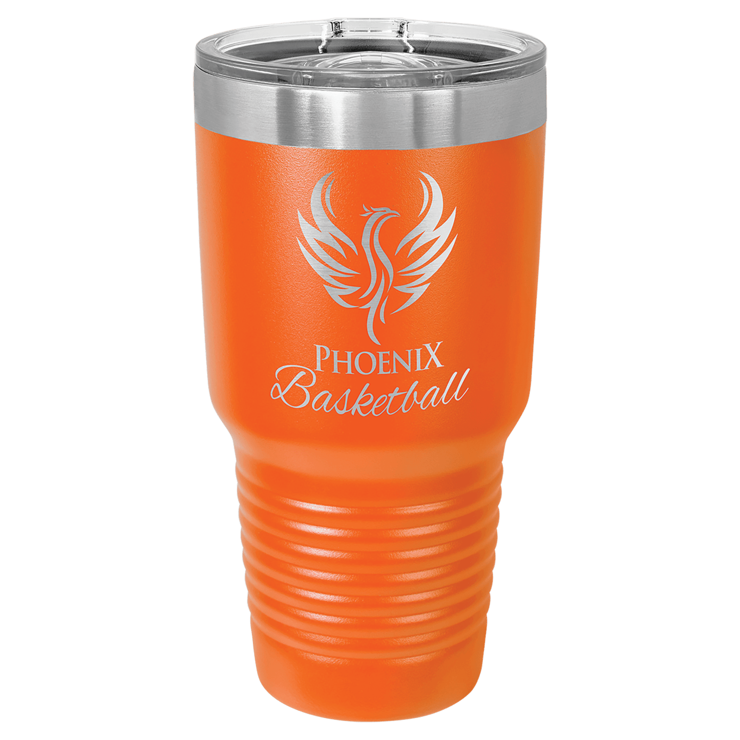 Orange 30 oz. Polar Camel Ringneck Tumbler with Slider Lid