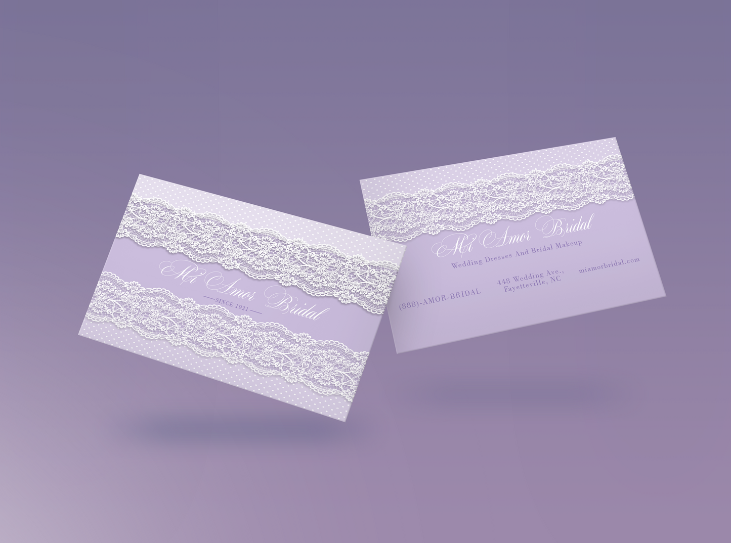 Lavender Lace Business Card