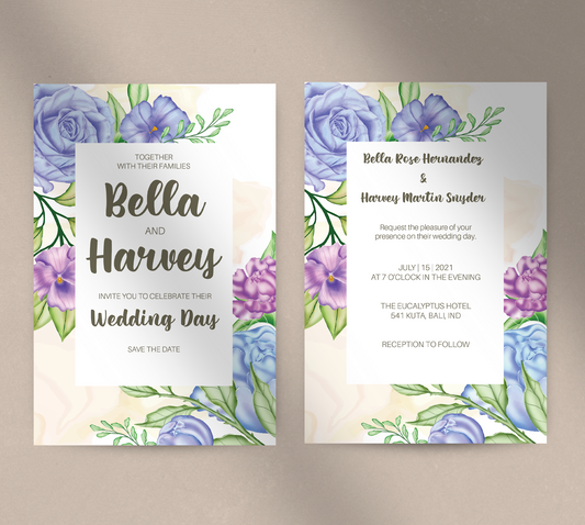 Vibrant Floral-Invitation